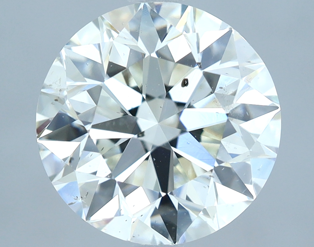 3.01 carat natural Round diamond, J SI2, GIA certified