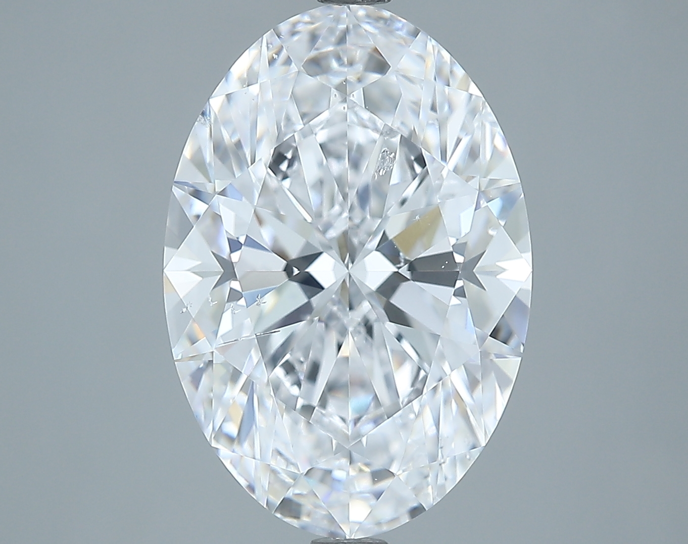 5.05 carat natural Oval diamond, D SI2, GIA certified