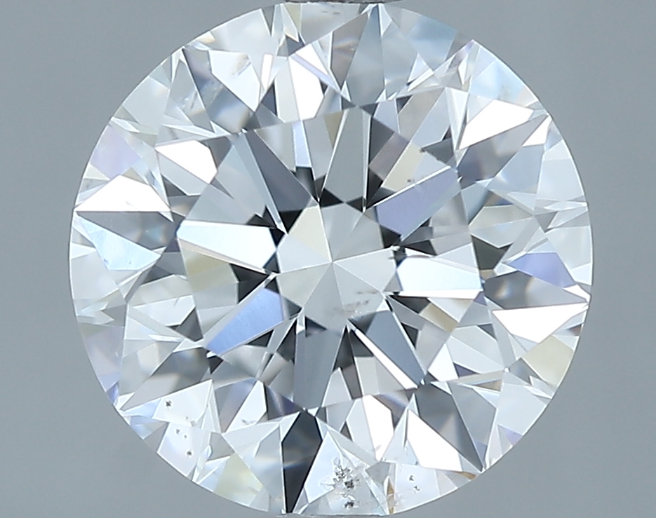 3.01 carat natural Round diamond, D SI2, GIA certified