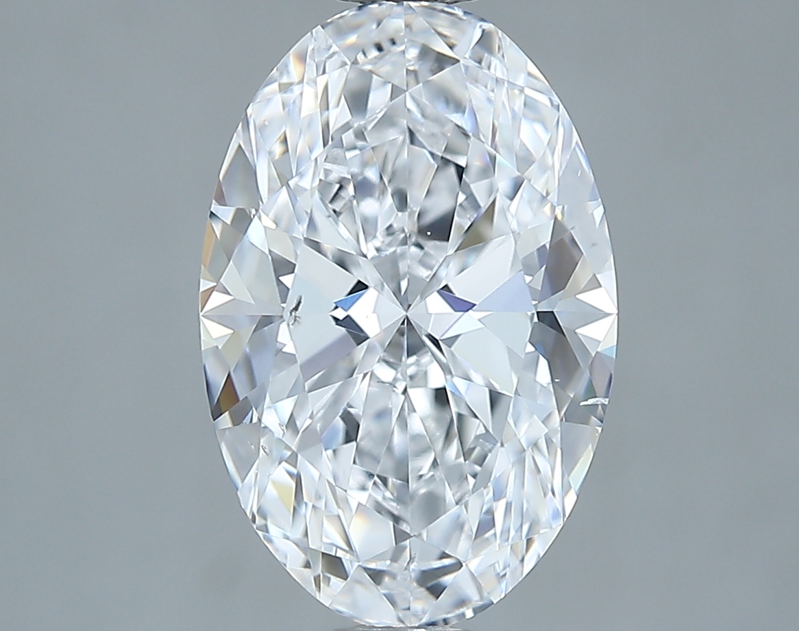 3.01 carat natural Oval diamond, D SI1, GIA certified