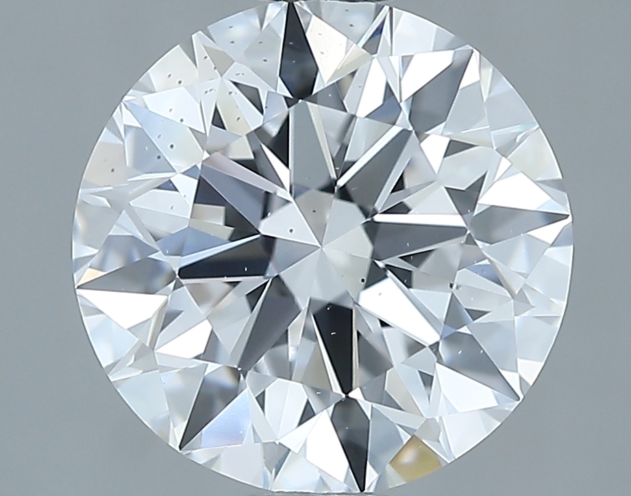 2.80 carat natural Round diamond, D SI1, GIA certified