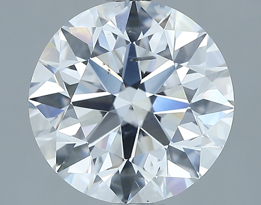 2.70 carat natural Round diamond, D SI2, GIA certified