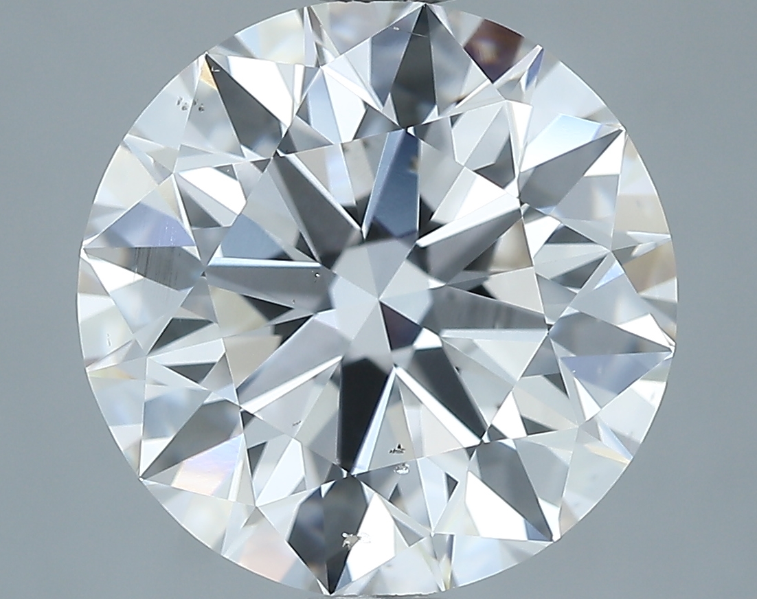 5.38 carat natural Round diamond, I SI1, GIA certified