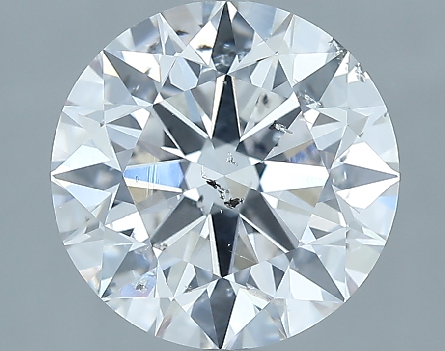 3.01 carat natural Round diamond, F I1, GIA certified