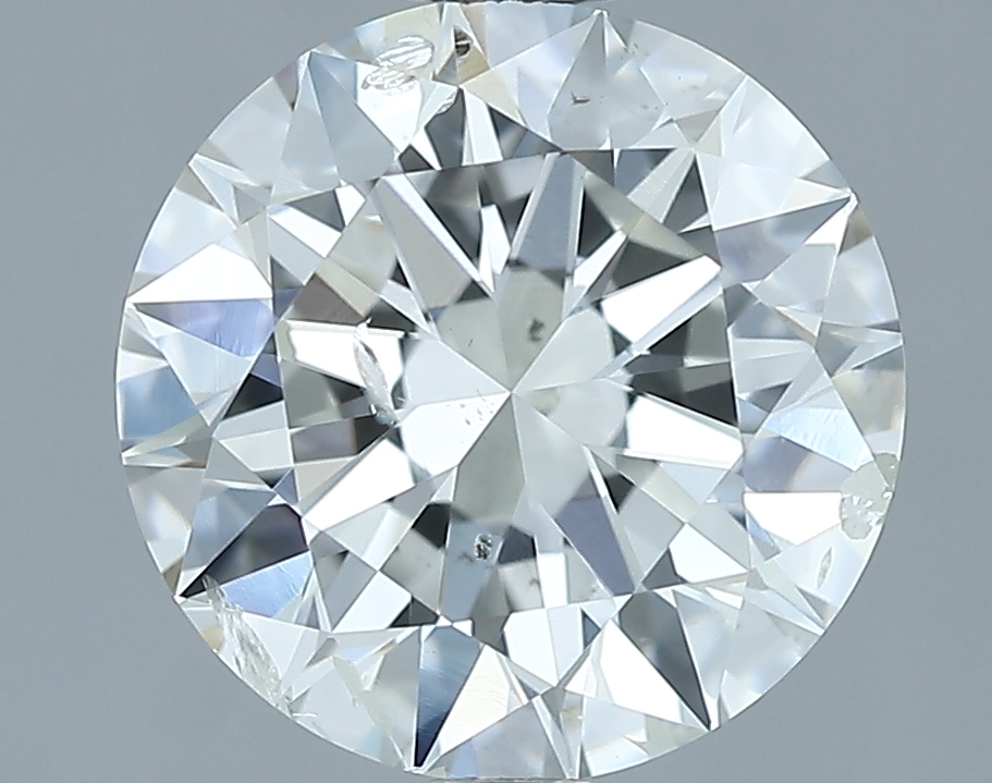 2.50 carat natural Round diamond, I I1, GIA certified