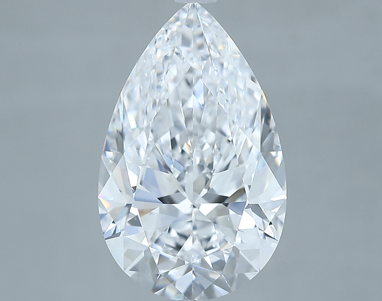 5.01 carat natural Pear diamond, D VS2, GIA certified