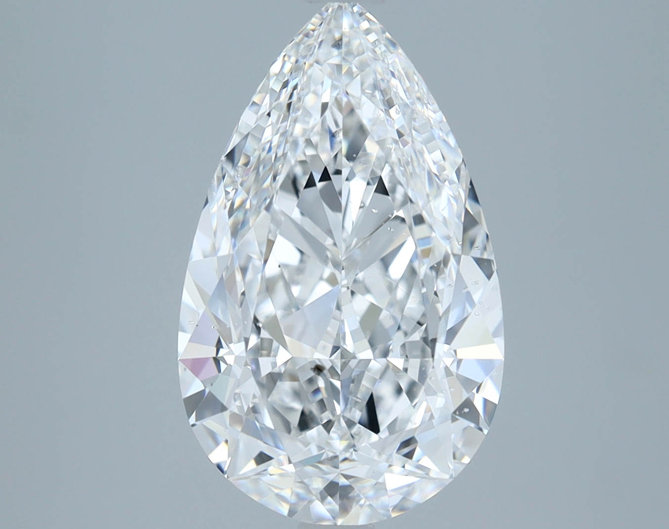 3.05 carat natural Pear diamond, D SI1, GIA certified