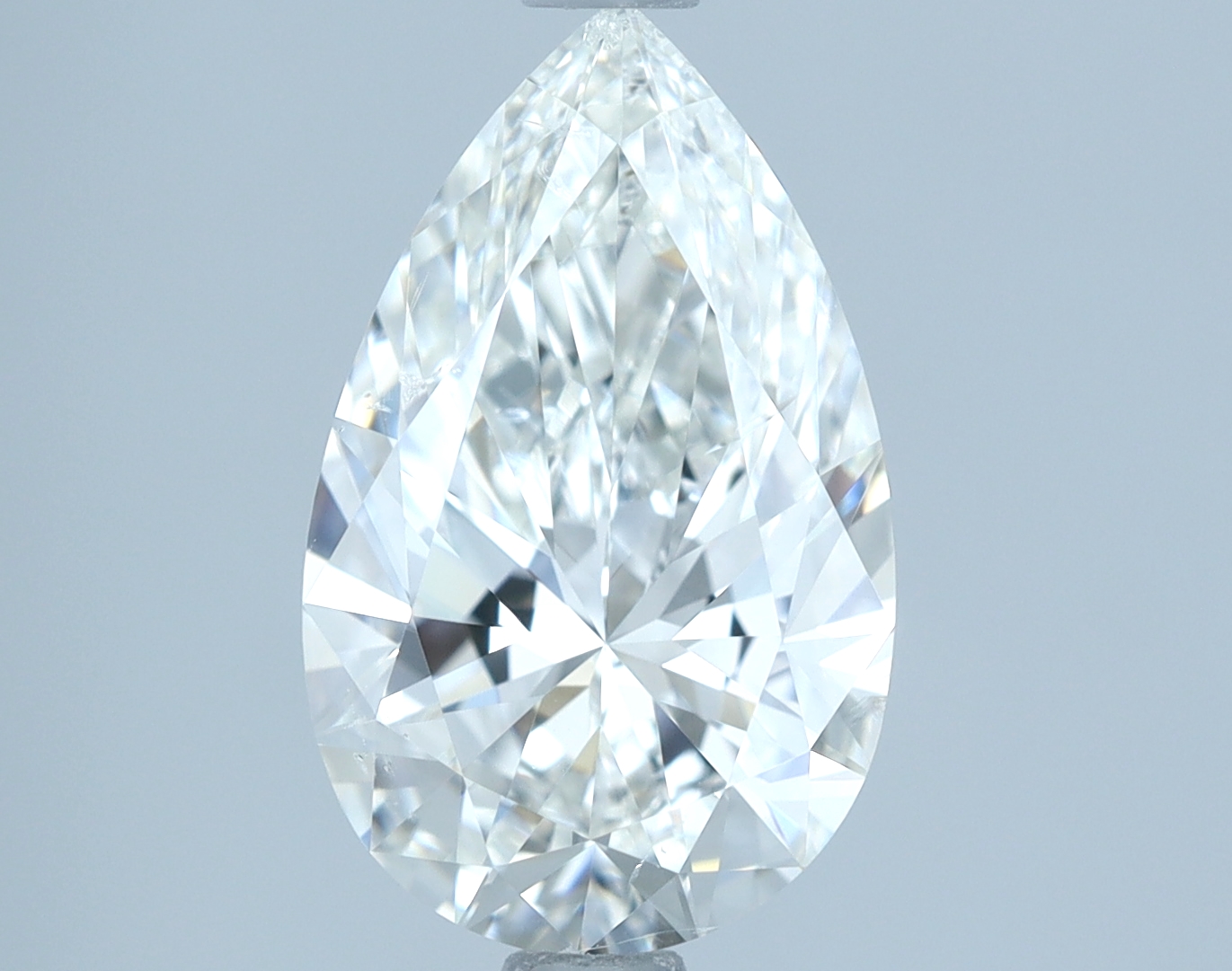 2.01 carat natural Pear diamond, G SI2, GIA certified
