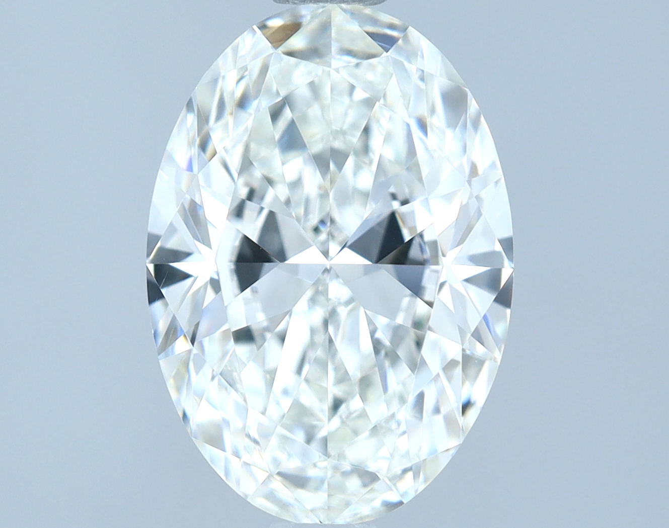 1.71 carat natural Oval diamond, H VS2, GIA certified
