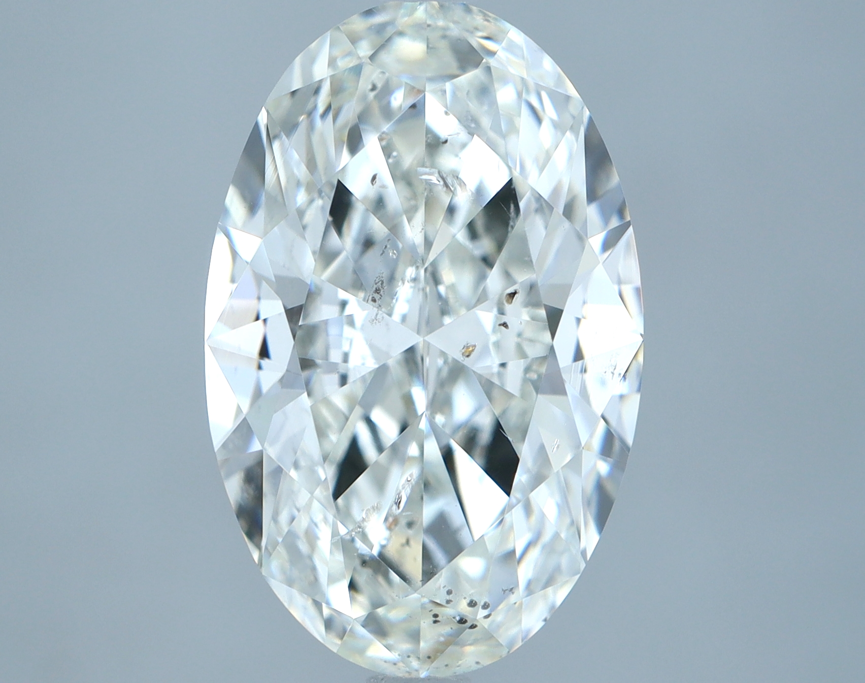 3.53 carat natural Oval diamond, I SI2, GIA certified