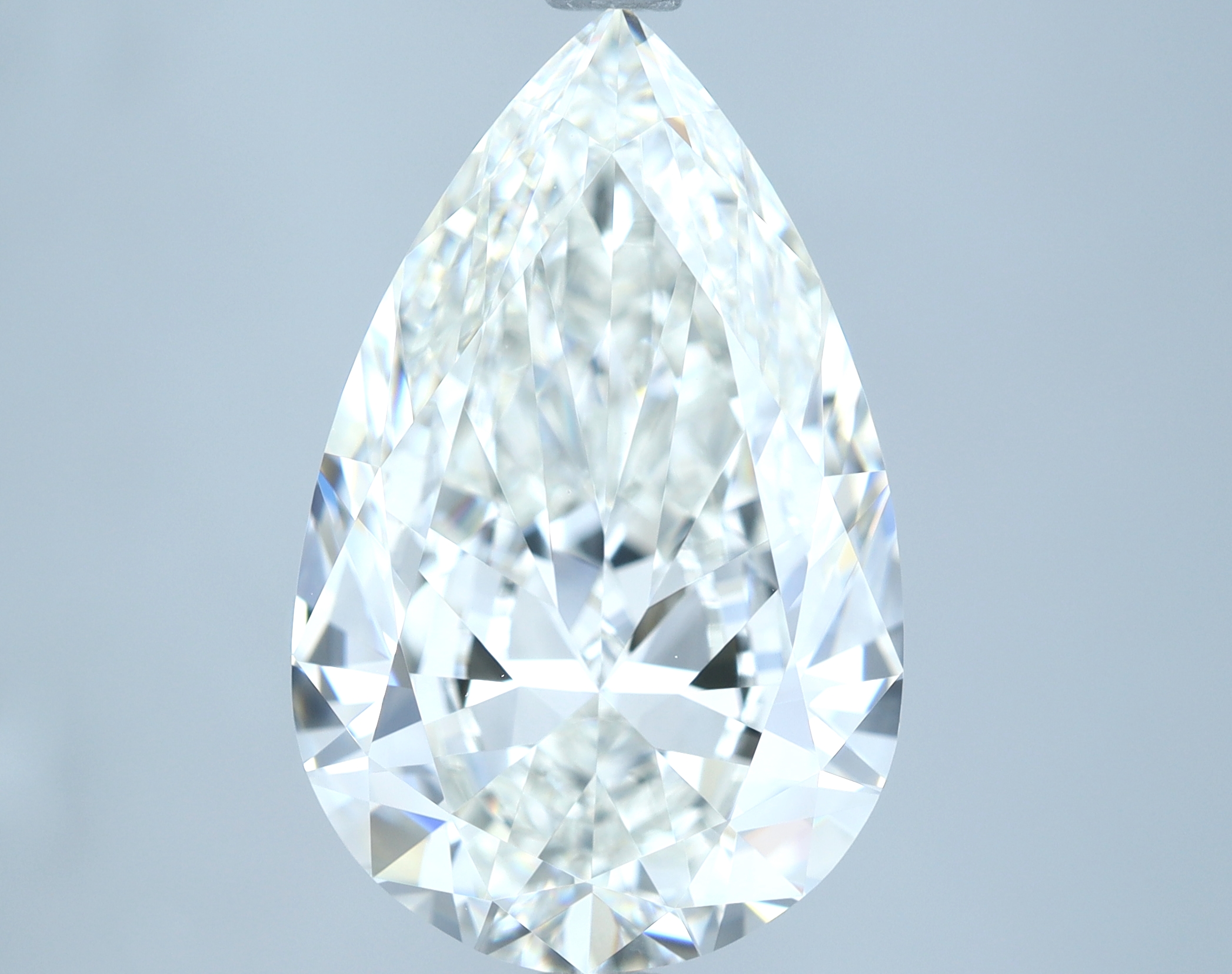 5.01 carat natural Pear diamond, H FL, GIA certified