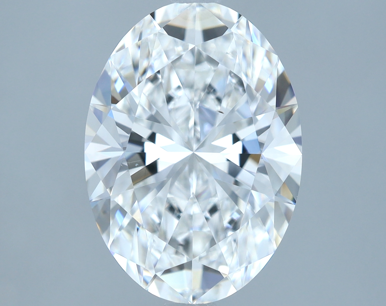 3.03 carat natural Oval diamond, F VS2, GIA certified