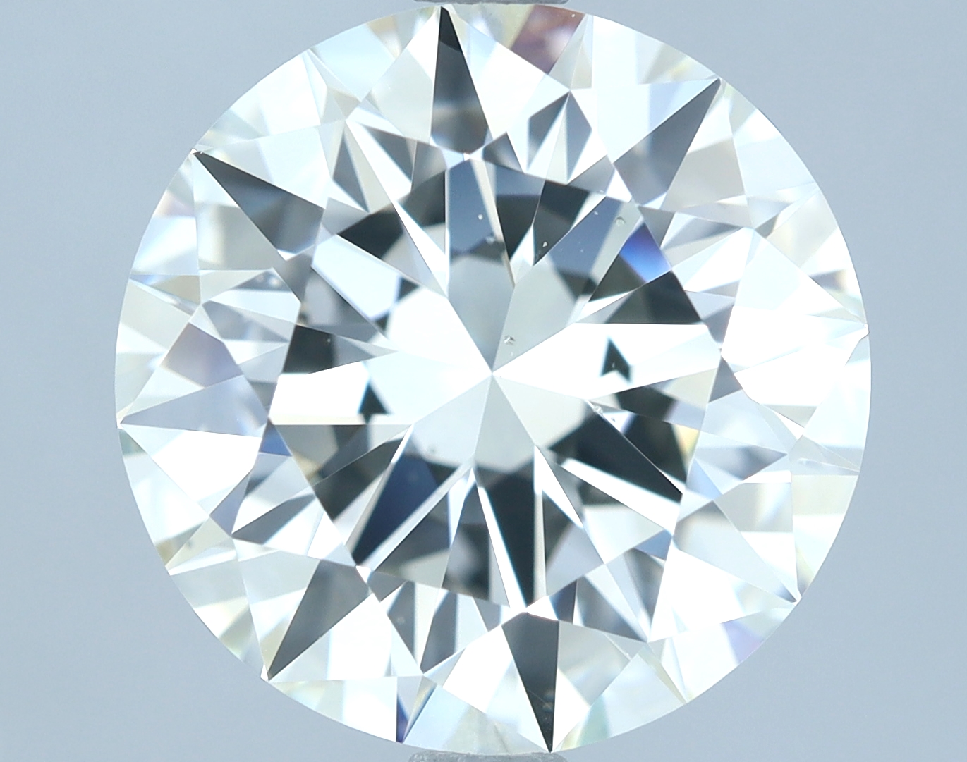 3.73 carat natural Round diamond, I SI1, IGI certified