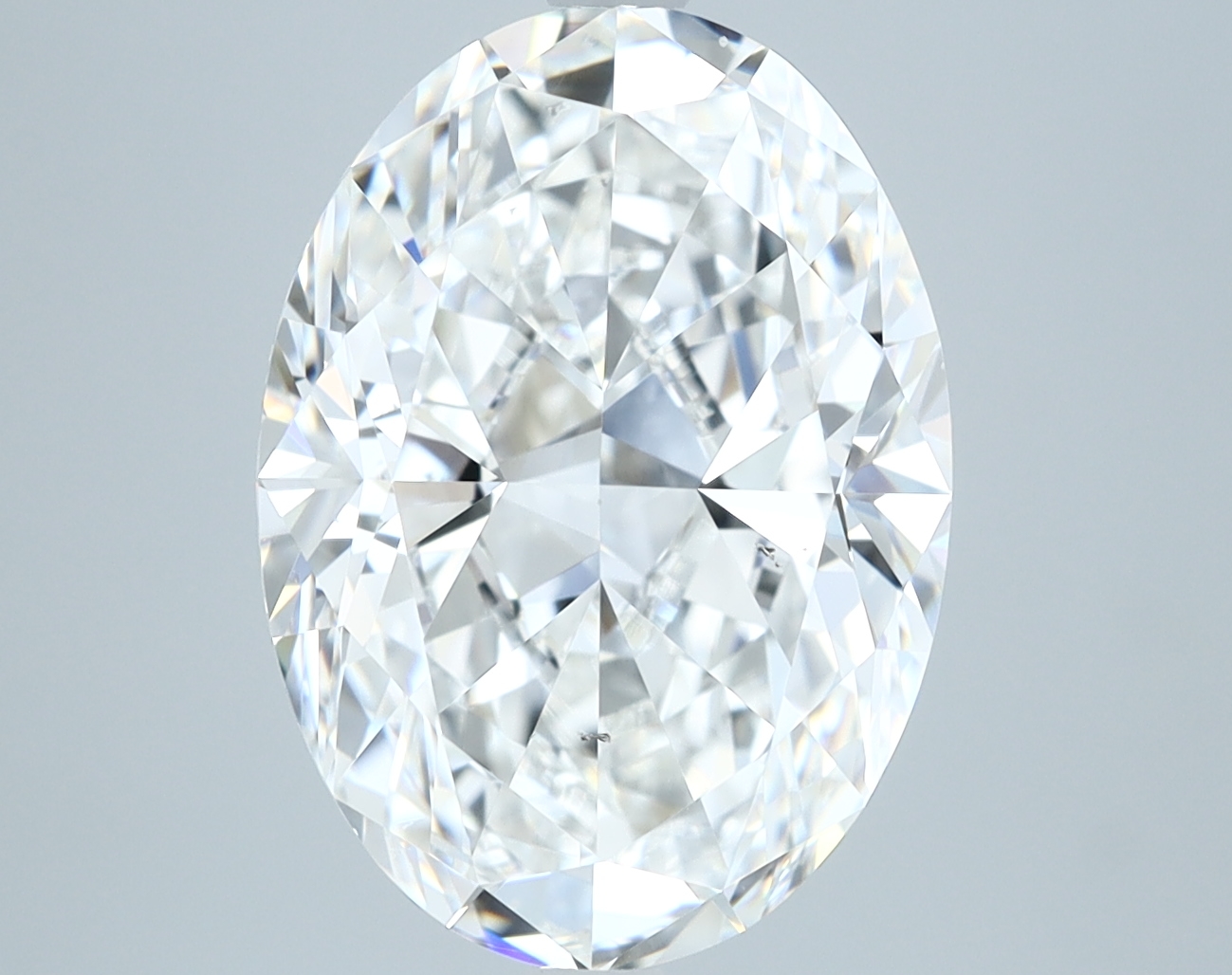 5.01 carat natural Oval diamond, F SI1, GIA certified