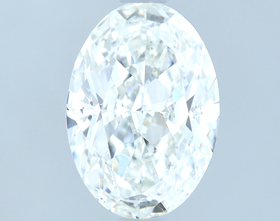 1.51 carat natural Oval diamond, H SI1, GIA certified