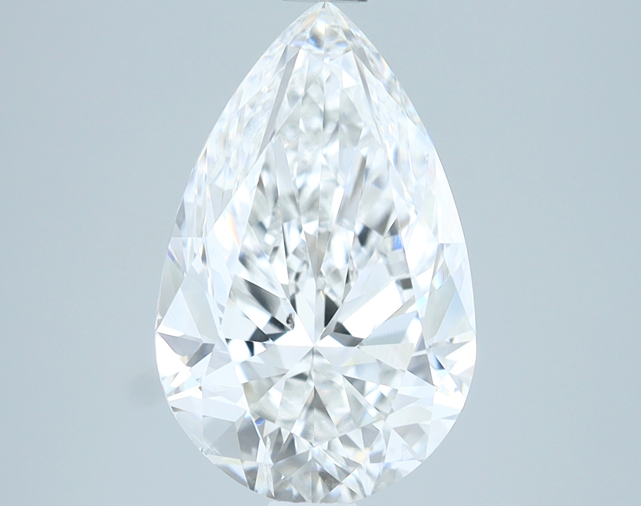 3.01 carat natural Pear diamond, E SI2, GIA certified