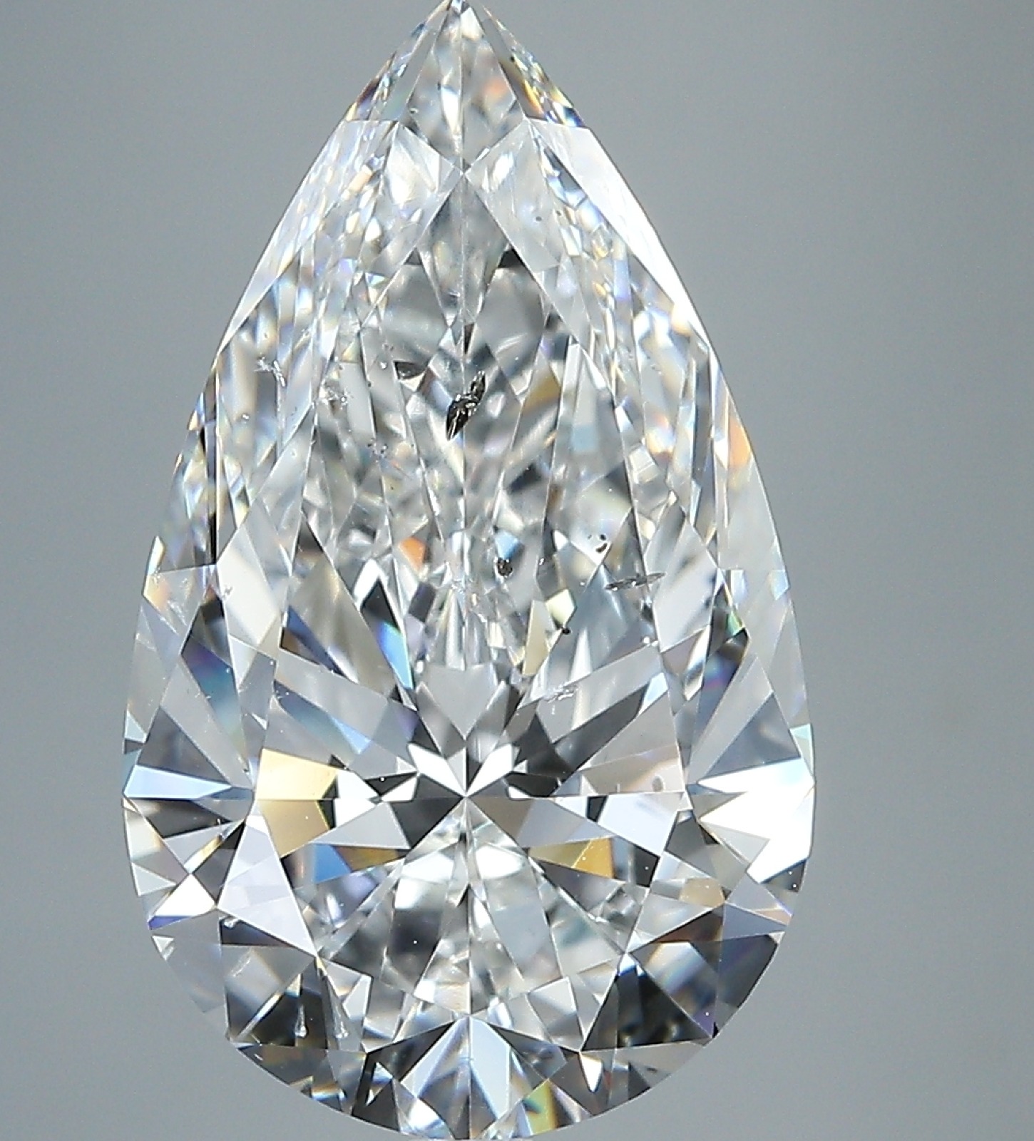 6.03 carat natural Pear diamond, E SI2, GIA certified