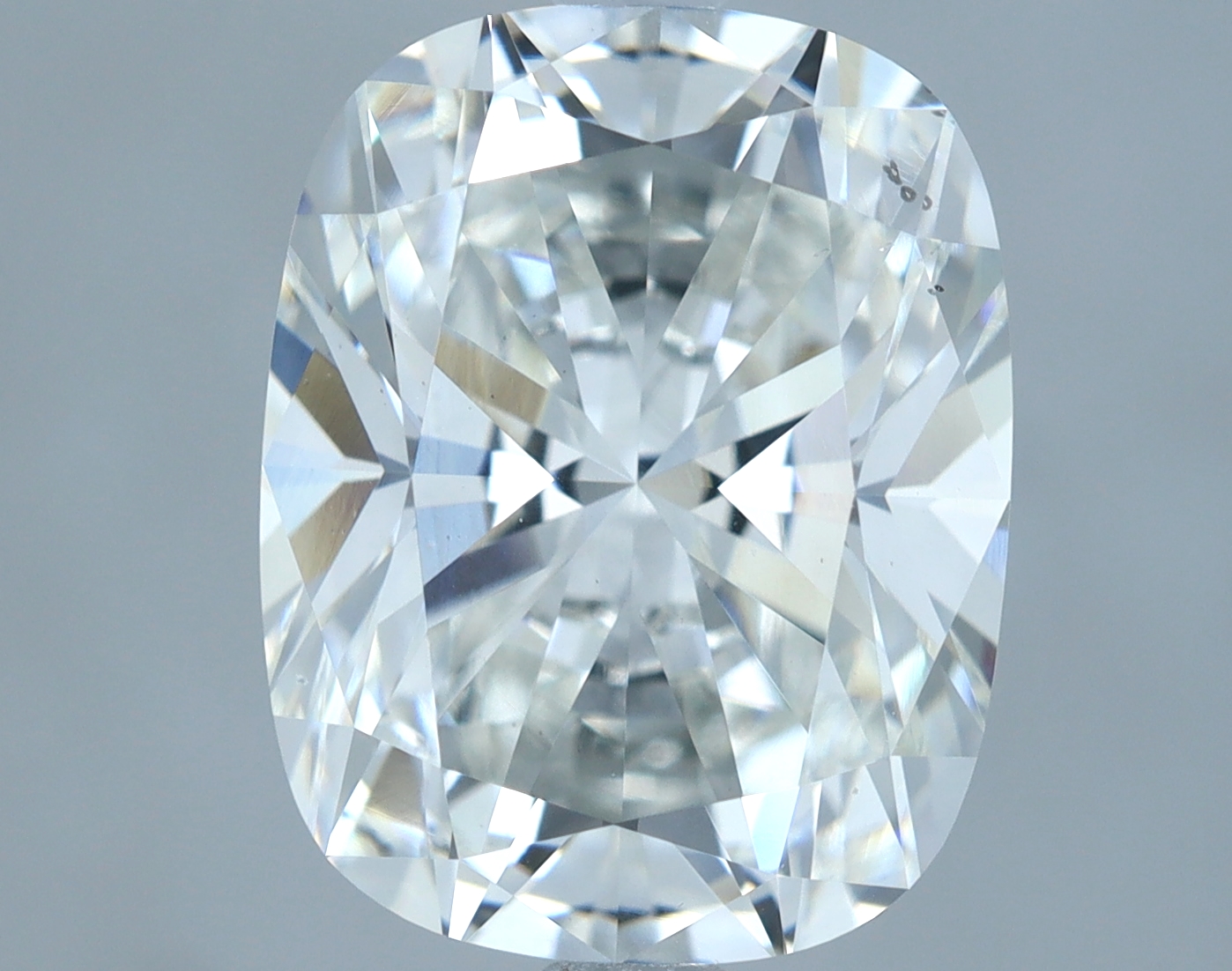 3.52 carat natural Cushion diamond, H SI1, GIA certified